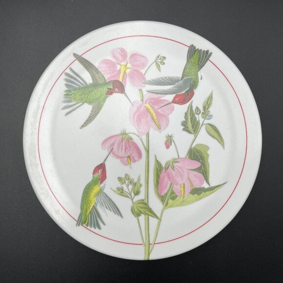 Design Imports | Dining | Lot Set Of 3 Jj Audubon Columbian  Lot Set Of 3 JJ Audubon Columbian Humming Bird Melamine Serving Trays Italy